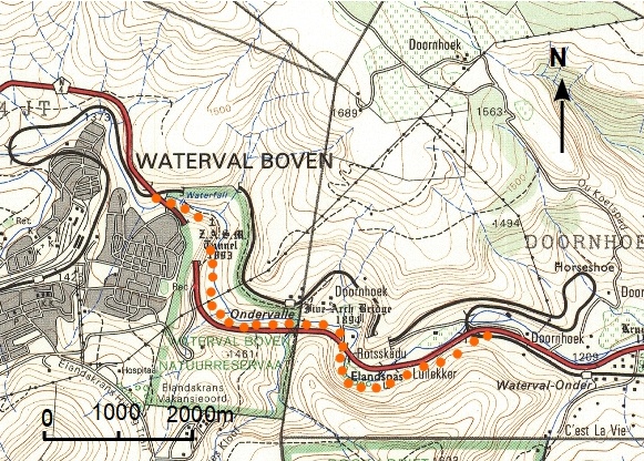 Waterval Onder old rail bed